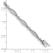 10k White Gold Diamond Bracelet