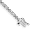10k White Gold Diamond Tennis Bracelet