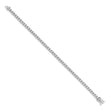 10k White Gold Illusion Setting Diamond Bracelet