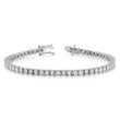 10k White Gold Illusion Setting Diamond Bracelet