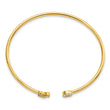 14K Lab Grown Diamond X & O Cuff Bangle