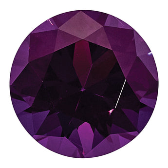 Nano Crystal 4mm Round February Birthstone