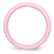 Ceramic Pink Faceted 6mm Polished Band