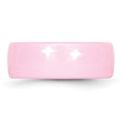 Ceramic Pink 8mm Polished Band