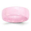 Ceramic Pink 8mm Polished Band