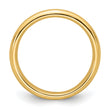 14k Yellow Gold 3mm Standard Weight Comfort Fit Wedding Band Size 4
