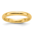 14k Yellow Gold 3mm Standard Weight Comfort Fit Wedding Band Size 14