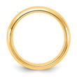 14k Yellow Gold 4mm Standard Weight Comfort Fit Wedding Band Size 4