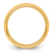 14k Yellow Gold 6mm Standard Weight Comfort Fit Wedding Band Size 4