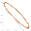 14k Rose Gold  Hinged Bangle Bracelet
