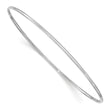 14k White Gold 1.5mm Polished Slip-on Bangle Bracelet