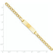 14k Semi-solid Curb Link 6.75mm Id Bracelet