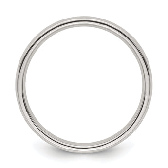 Edward Mirell Titanium Half Round 3mm Polished Band Size 5