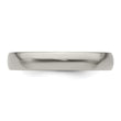 Edward Mirell Titanium Half Round 4mm Polished Band Size 5