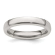 Edward Mirell Titanium Half Round 4mm Polished Band Size 12