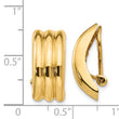 14k Omega Clip Non-pierced Earrings