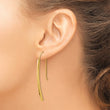 14K Polished Dangle Bar Earrings