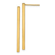 14K Polished Post Dangle Bar Earrings