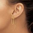 14K Polished Threader Earrings