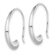 Sterling Silver Rhodium-plated Threader Dangle Earrings