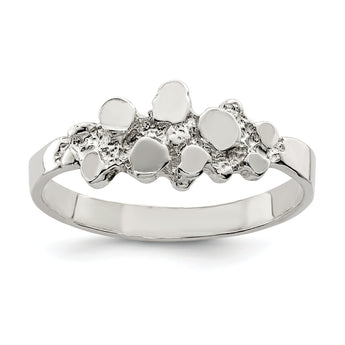 Sterling Silver Nugget Ring