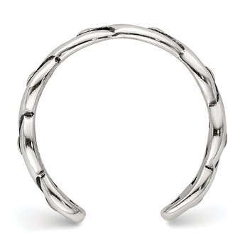 Sterling Silver Antiqued Toe Ring