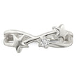 Sterling Silver CZ Star Ring