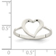 Sterling Silver Heart Ring