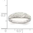 Sterling Silver Swirl Ring