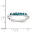 Sterling Silver Blue Topaz Ring