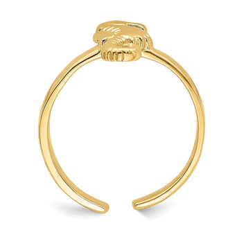 14K Adjustable Seahorse Toe Ring