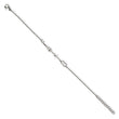 Stainless Steel Polished FAITH w/1in ext 6.5in Bracelet