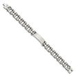 Chisel Stainless Steel Polished Spanish Lord's Prayer 9 inch Link ID Bracelet