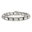 Chisel Stainless Steel Polished 8.5 inch Square Link Bracelet