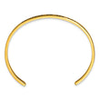 Stainless Steel Polished Yellow IP Enamel/Crystal MY SUNSHINE Cuff Bangle