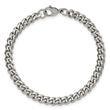 Stainless Steel Polished 6mm 8.25in Curb Bracelet