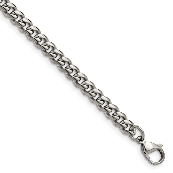 Chisel Stainless Steel Polished 6mm 8.25 inch Curb Bracelet
