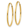 14k 1.25mm Endless Hoop Earring