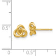 14k Trinity Knot Earrings