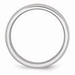 Cobalt Beveled Edge Satin and Polished 6mm Band