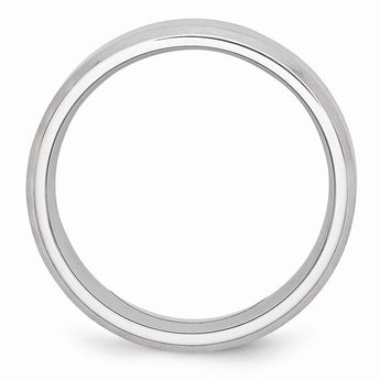 Cobalt Beveled Edge Satin 8mm Band