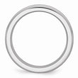 Cobalt Satin and Polished Ridged Edge 6mm Band
