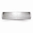 Cobalt Sterling Silver Inlay Satin 6mm Band