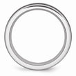 Cobalt Black Carbon Fiber Inlay 8mm Polished Band