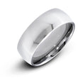 Men's Stainless Steel Flat 4mm Polished Comfort Fit Wedding Band Ring - Birthstone Company