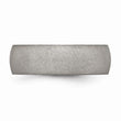 Stainless Steel Stone Finish 7mm Band