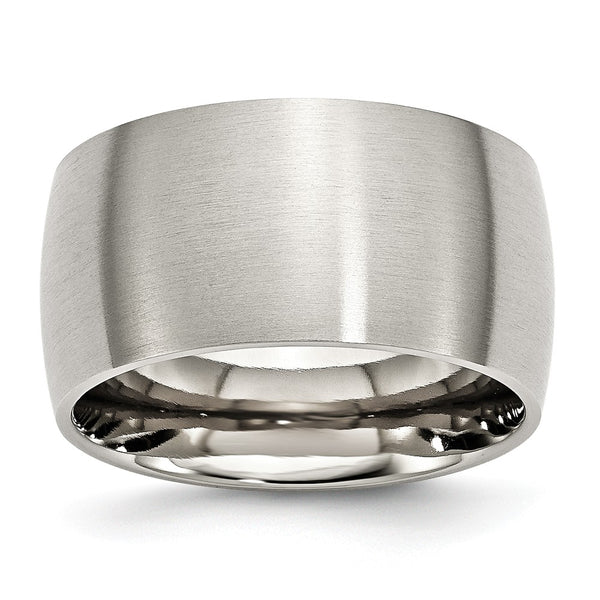 Stainless Steel 12mm Brushed Band