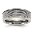 Stainless Steel Base with Steel Mesh Center 8mm Band