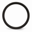 Stainless Steel 4mm Black IP-plated Brushed Band