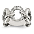 Stainless Steel CZ Ring
